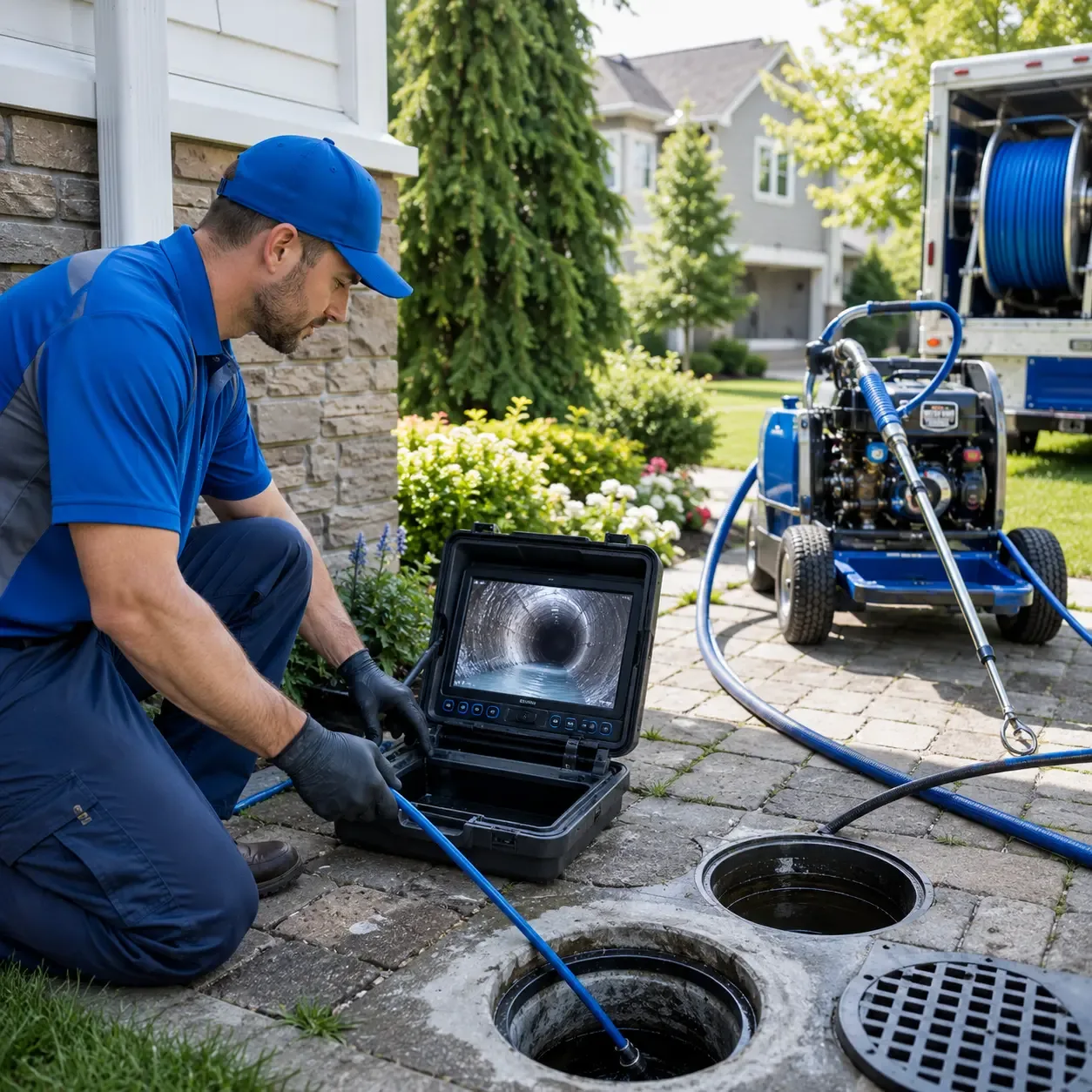 Outdoor drain cleaning professionals serving Conley, GA